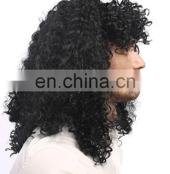 Black Party Wig, Party Afro Wig P-W191 photo-6