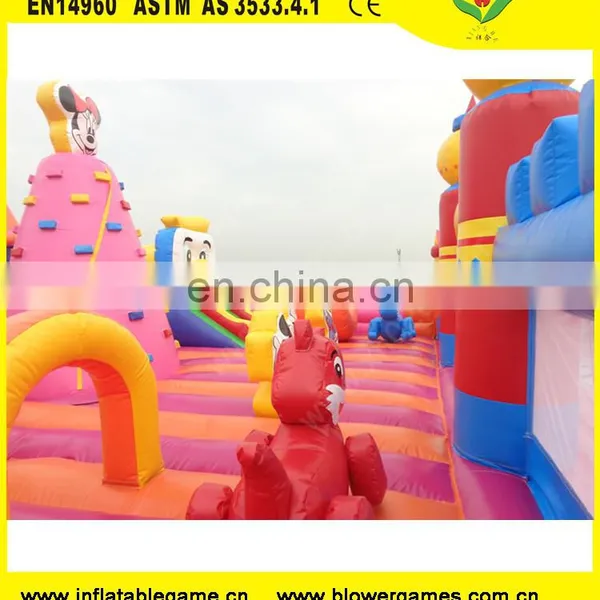 Guangzhou Manufacturer Produces Commercial Inflatable Bouncer Castle for Kids Mickey Mouse Inflatable Bounce House for Sale photo-5