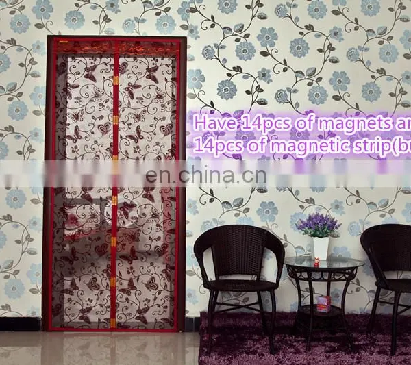 Decorative Magnetic Mosquito Net Sliding Screen Door photo-4