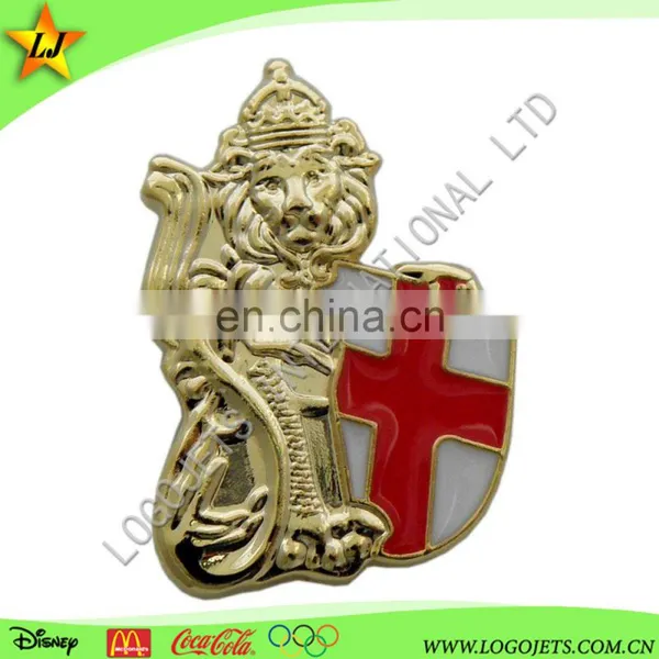 Die Struck / Stamped Brass Gold Plating Lapel Pins With Wholesale Price photo-2