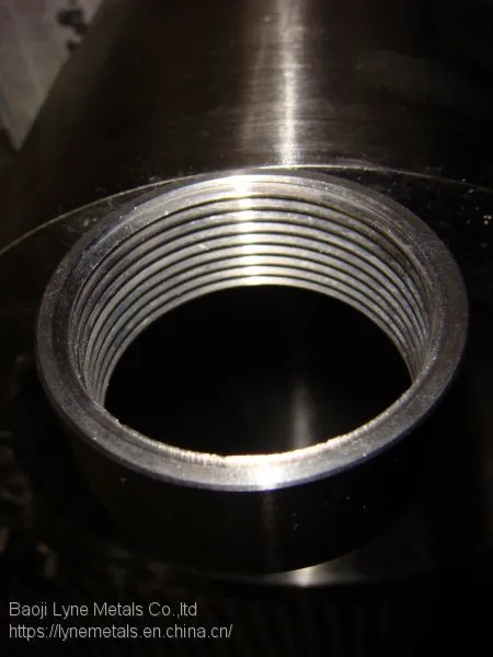 ASTM B16.11 Titanium Forged Cap and Coupling of GR2 For Equipment Use photo-4