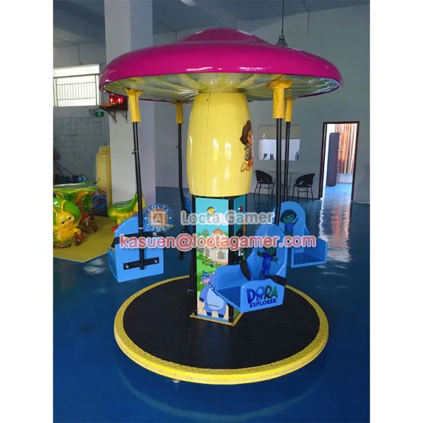 Zhongshan Amusement Swing Chair Mini Mushroom Flying Chair Kiddie Rides photo-4