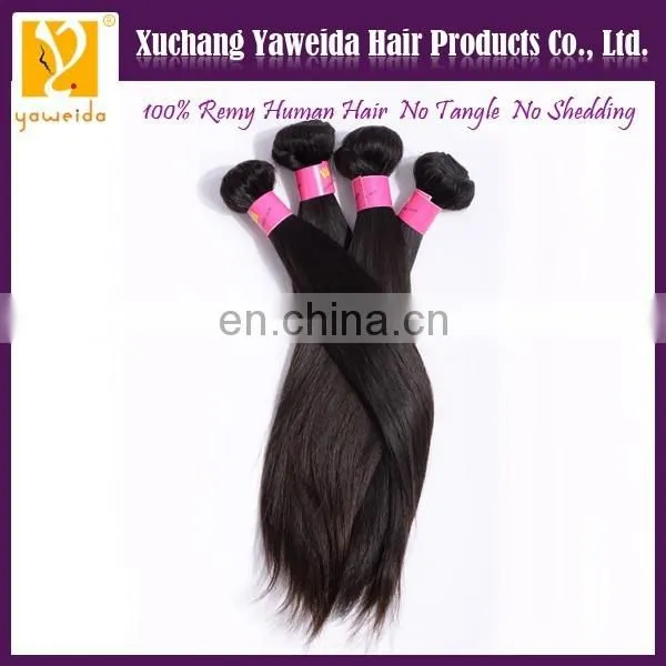 Xuchang Braiding Remy Hair Full Cuticle Silky Straight Natural Color Hair Weaving photo-3