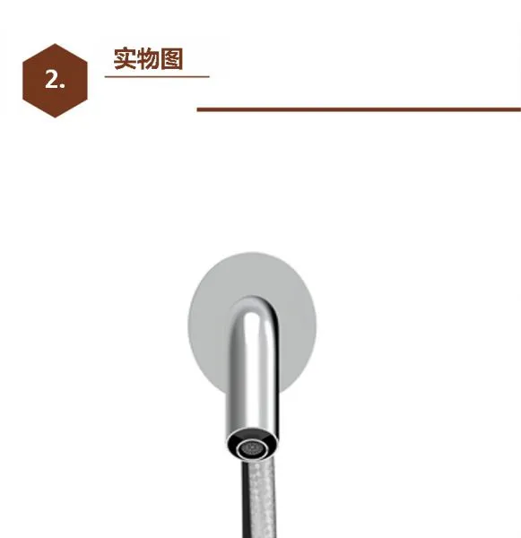 Touchless Bathroom Faucet Brass Body Commercial Sink Faucet