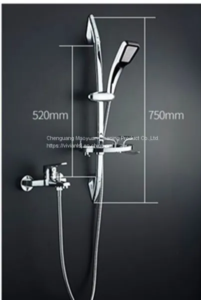 Simple Shower Spary Head Wall Mounted Bathroom Shower Set Mier Tap photo-2