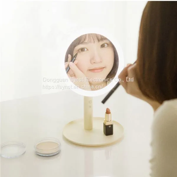 Portable LED Makeup Mirror With Table Lamp photo-2