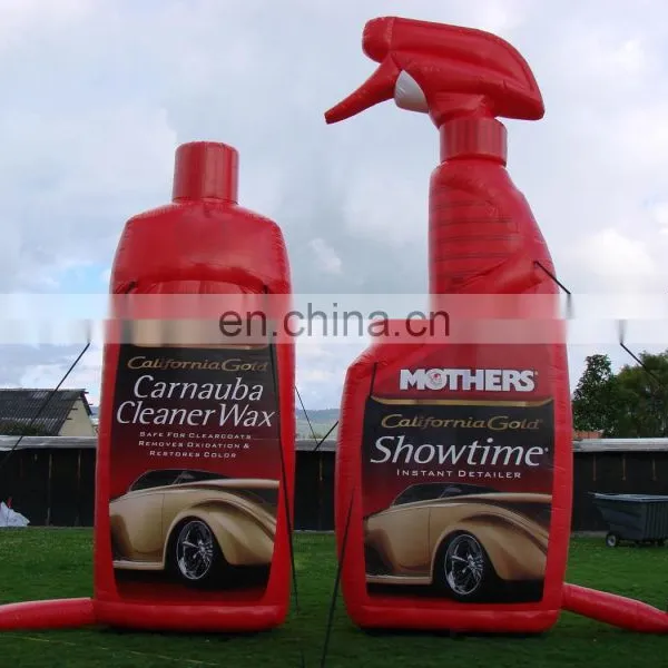 Colorful Advertising Inflatable Branded Salad Bottle Shape With Blower for Business Events photo-4