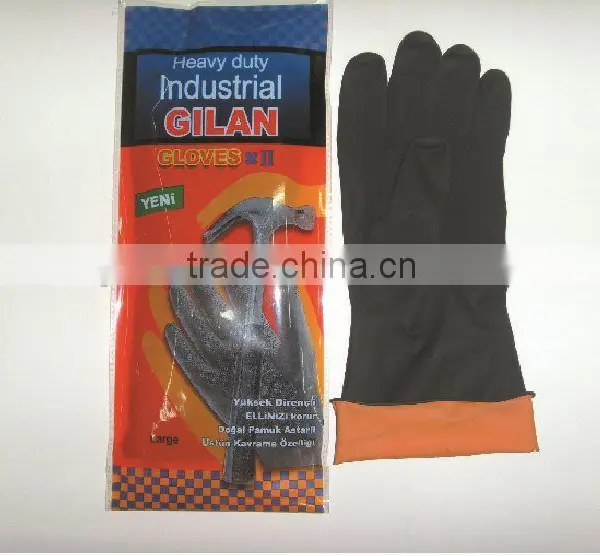 LATEX Rubber Household Cleaning Gloves Garden Gloves photo-4