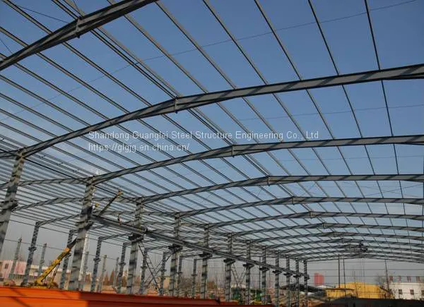 New Design Reliable Seismic Earthquake Prefabricated Light Steel Structure Muti Slope Workshop photo-2