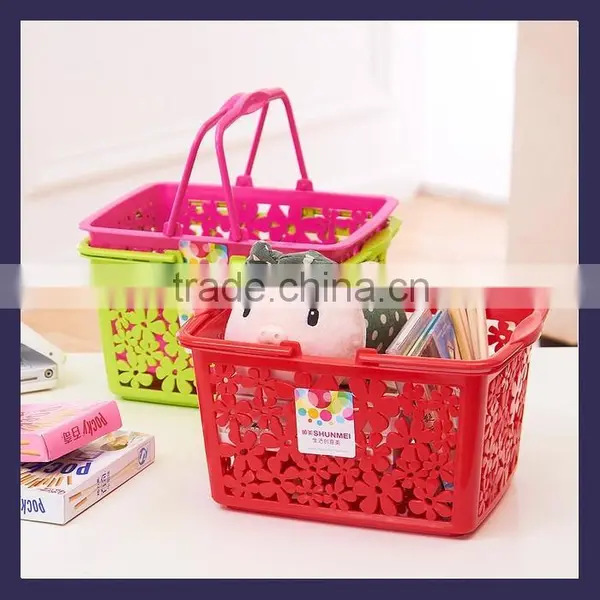Plastics Baskets With Handle photo-3