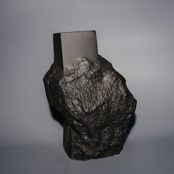 Modern Art Stone Face Ceramic Flower Vase