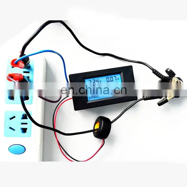 Digital AC Voltage Meters 100A/80 260V Power Energy Analog Voltmeter Ammeter Current Amps Volt Meter LCD, Voltmeter and Ammeter photo-2