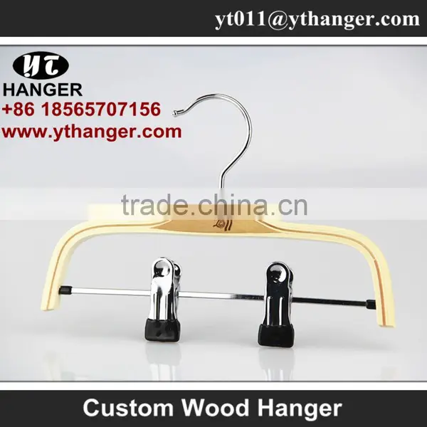 IMY-183 Natural Wooden Children Garment Hangers photo-5