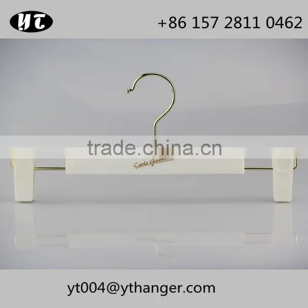 White Matched Set Hanger Plastic Hanger and Pants Hanger for Clothes photo-3