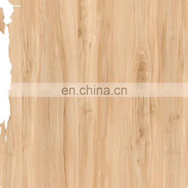 600x600mm Cream Wood Design Nature Style Healthy Wood Polished Porcelain Tile photo-4