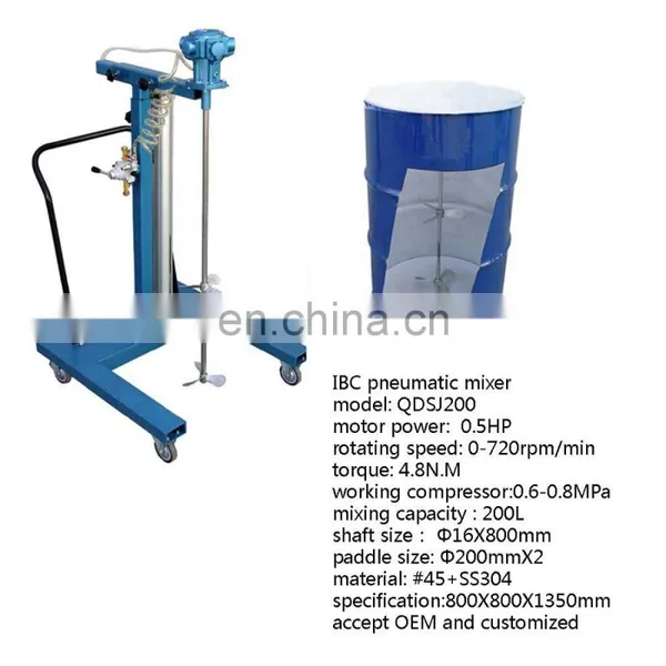 Industrial Custom Air Motor Printing Ink Mixer Agitator,paint Coating Agitator Mixer photo-2