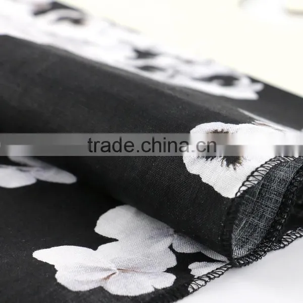 17*21 Linen Print Fabric,women's Fashion Dress Fabric,100% Linen Fabric photo-2