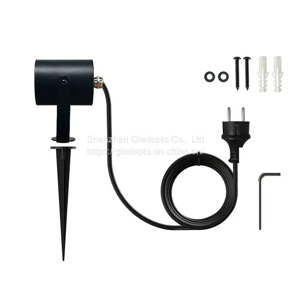 RGB+CCT 100-240V 7W LED Spike Light Outdoor Dimmable From 2200k-6500k With 3m Cable and Plug photo-5