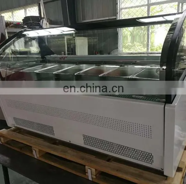 Hot Sale Ice Cream Display Case Freezers Price Commercial Ice Cream Display Cabinet photo-2