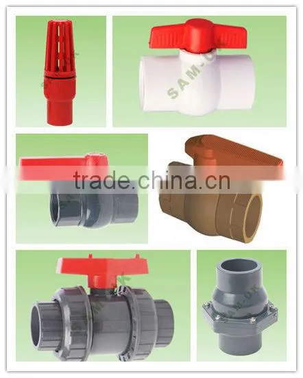 BEAUTIFUL CASTED PVC WHITE BALL VALVE photo-2