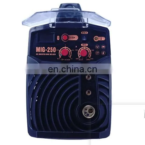 Solar Collectors MIG 250 dc Inverter Welder Welding Machine Flux Cored Welding Wire