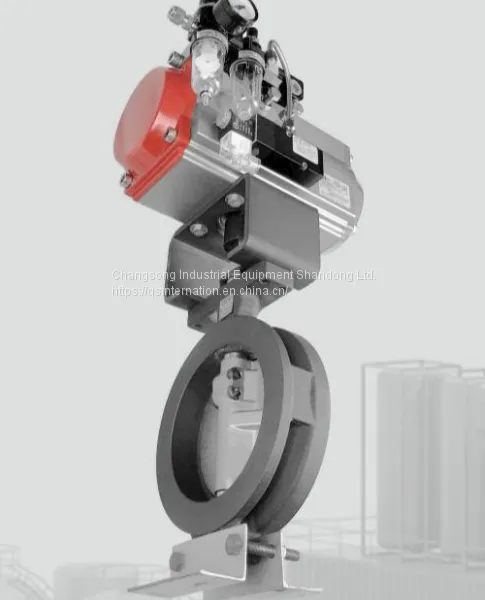 Pneumatic Wafer Butterfly Valve