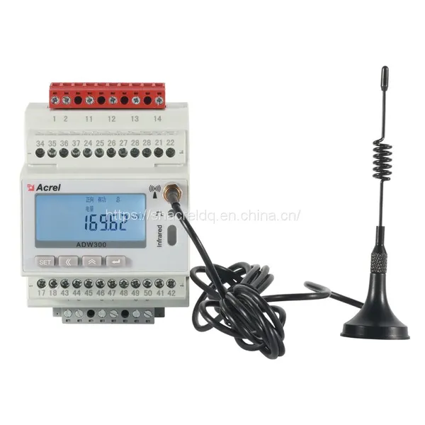 Solar PV System Remote Online Monitoring ADW300 4G Wireless 3 Phase Smart Energy Meter With MQTT RS485 Modbus-RTU photo-2