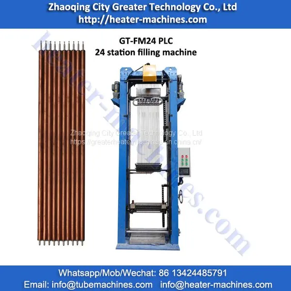 24 Station MGO Powder Filling Machine for Tubular Heater