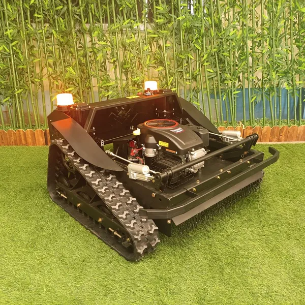Remote Control Tank Lawnmower for Sale Wireless Radio Control Mower for Sale Radio Controlled Lawn Mower Robot for Sale photo-5