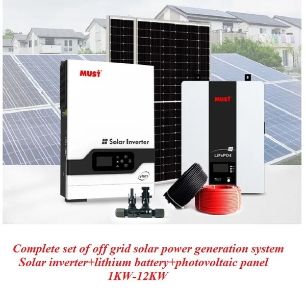Off grid solar power generation system