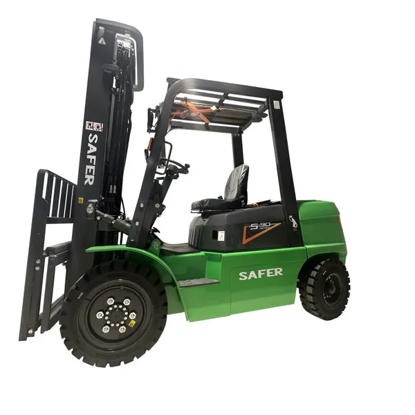 New Battery Forklift 1.5 Tons 3 Tons Truck Electric Solid Tire and Toyota Seat Safety Lift