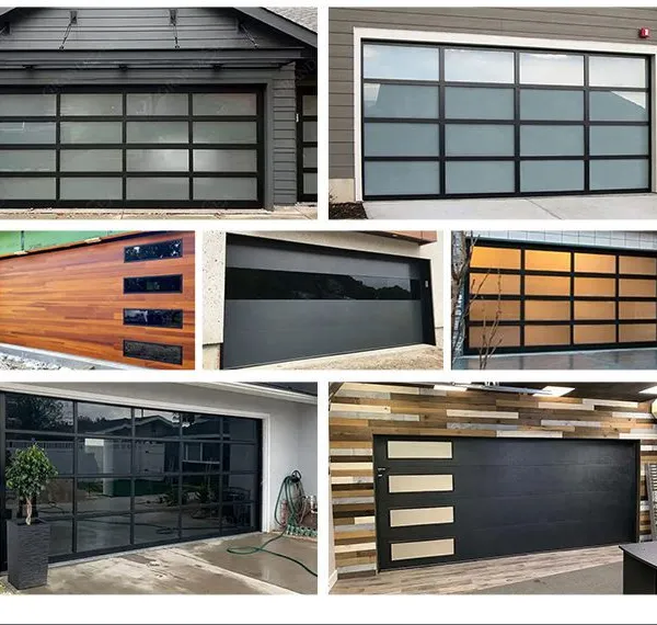 Modern Intelligent Control Panel Automatic Gate Residential Sectional Aluminum Garage Doors for Homes Premium Home Access photo-5