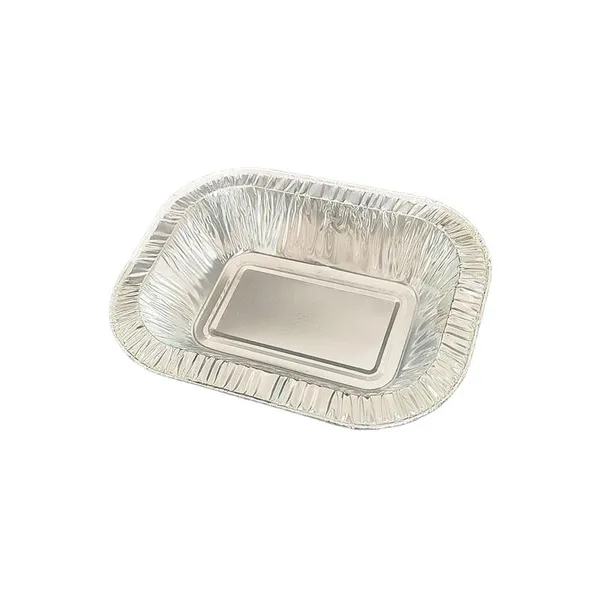 Small Aluminum Foil Tray 450ml | Disposable Baking Pan | Lightweight Food Container for Takeaway photo-4