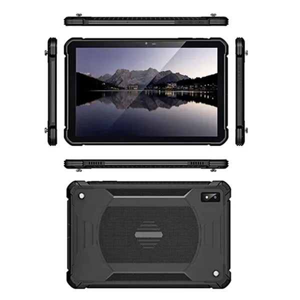 HR1087 Hidon Factory 10,1-дюймовый планшетный ПК на базе Android 13, с процессором MTK8788, 8-ядерный, 8 ГБ + 256 ГБ, с защитой по стандарту IP68, батареей на 10000 мАч, прочный, с NFC, ручной ремнем и стилусом