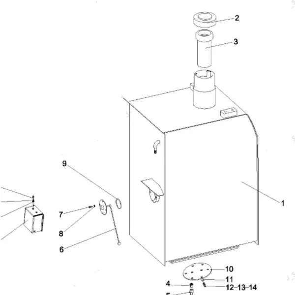 Wholesale Genuine Sanny Spare Parts Hydraulic Oil Tank Assy 13601695 for Sy365 Sy395 photo-2