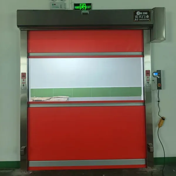Automatic Rapid Roll Up Door With Premium PVC Fabric Curtain and Smart Servo Drive System for Industrial Applications