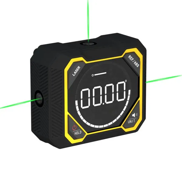 Digital Laser Angle Gauge With 3 Green Laser Beams