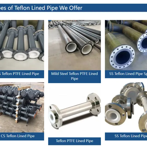 Fluorine PTFE-Lined Piping Systems & Vessels photo-4