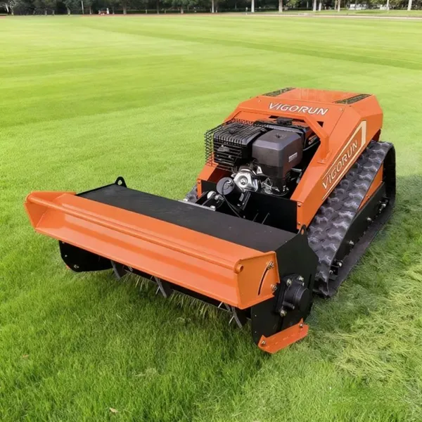 Fast Cutting Commercial Zero Turn Lawn Mowers High Efficiency Intelligent Design Remote Control Mower With Mulcher photo-2