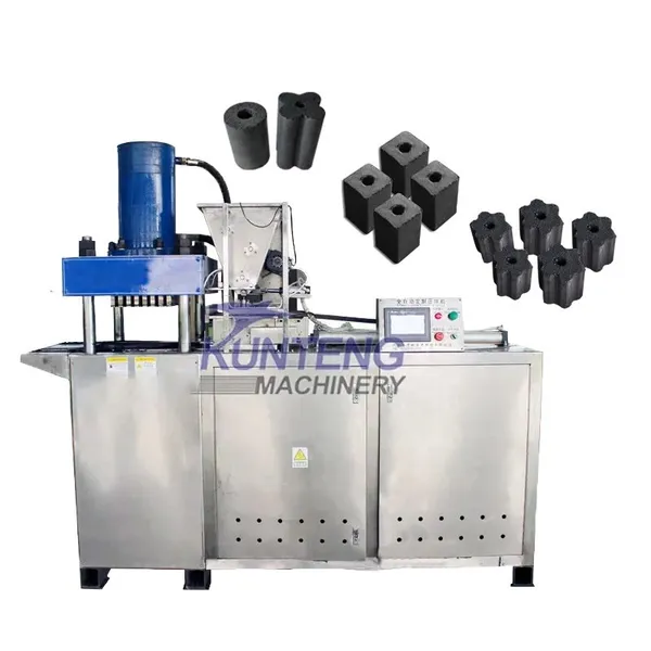 New type peanut shell hazelnut shell coconut shell carbon powder hydraulic forming machine