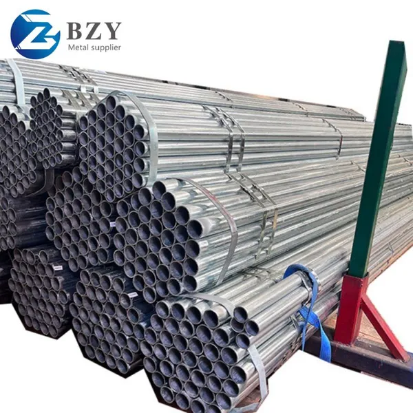 ASTM A53 Hot Dipped Galvanized Carbon ERW Welded Steel Pipe Custom Length Factory Building Material photo-4
