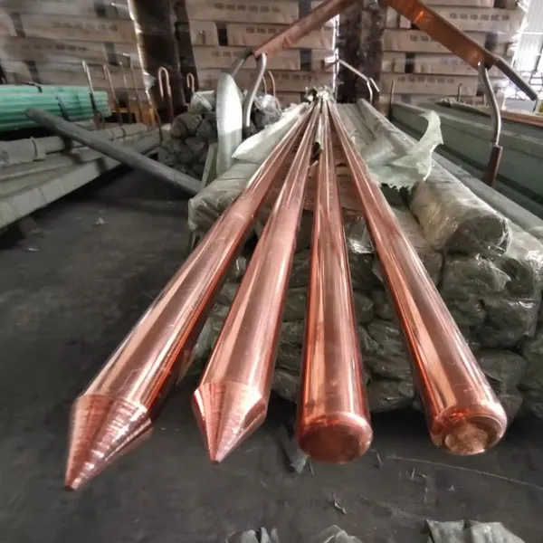 Copper Clad Ground Rod 10 Mil Coating for Long Term Electrical Grounding photo-2