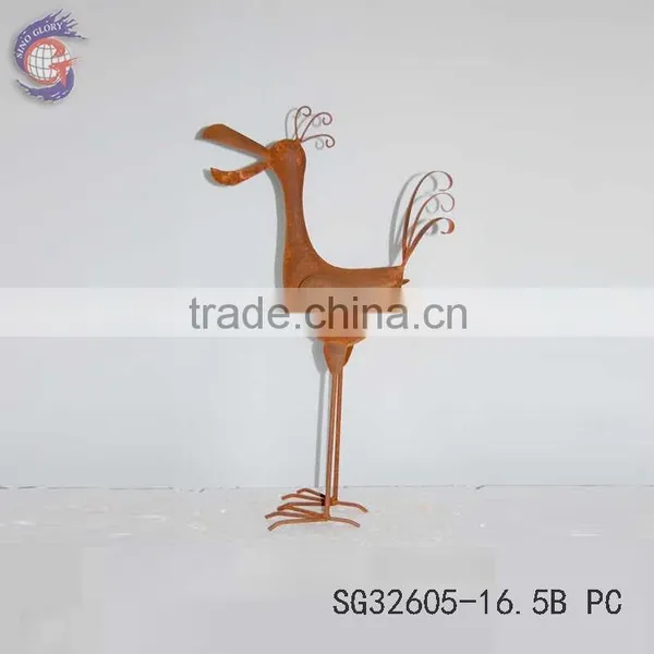 Rust Garden Decoration Metal Bird photo-3