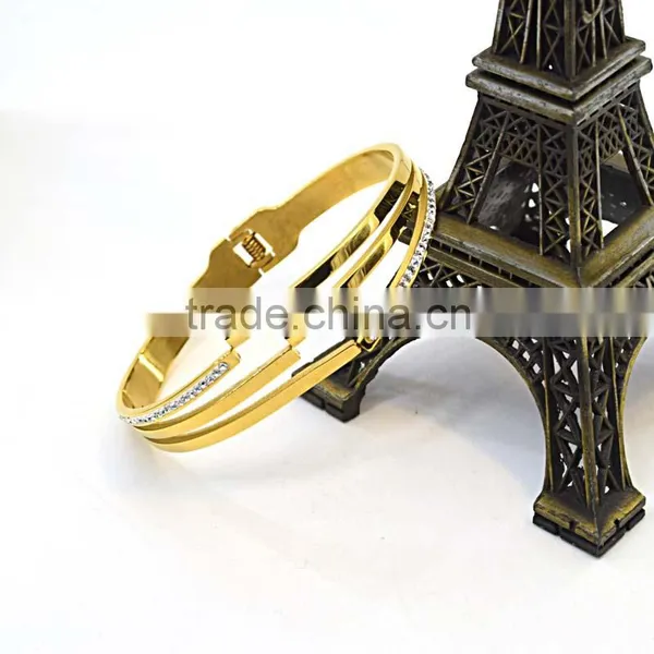 New Products 2016 Specail Design Gold Color Luxury Bracelet for Women photo-5