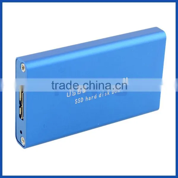 Panto Aluminium MSATA SSD Enclosure USB 3.0 to 6Gbps 30*50 MSATA SSD Converter Box photo-4