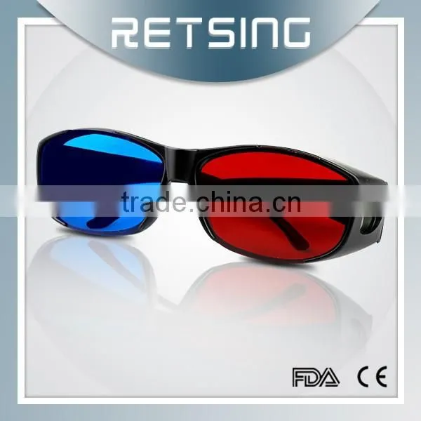 Red / Blue Lens 3D Glasses to Watch 3D Movies at Computer photo-6