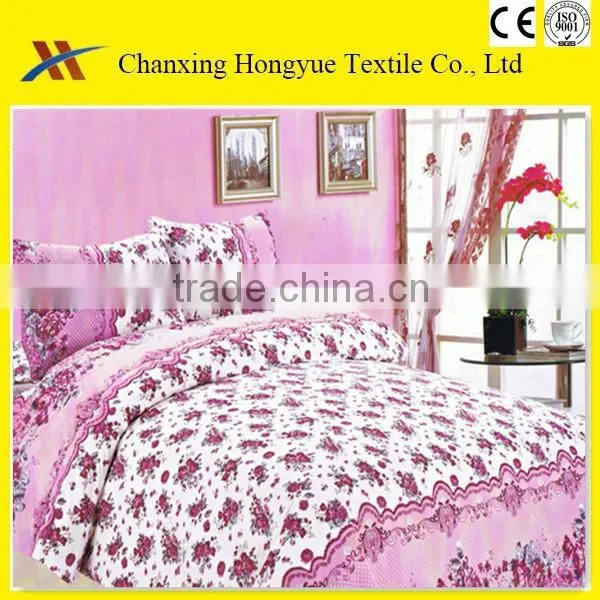 Woven Technics Polyester Print Fabric Pigment Printed Brushed Fabric for Bed Sheets,mattress Cover Plain Fabric for Home Textile