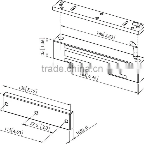 Weather Proof 400Lbs ,180Kgs Electromagnetic Lock photo-4