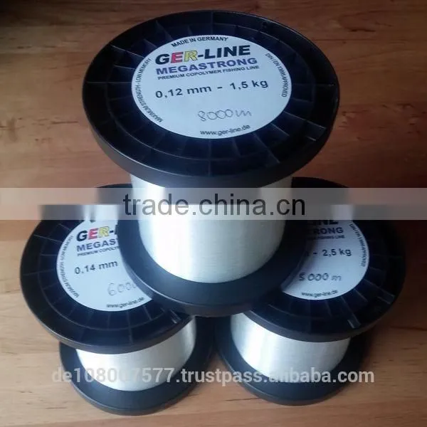 Best Quality Nylon Monofilament Fishing Lines 100% Made in Germany Medium Spools 2700M 0.45mm