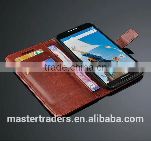 Original Fashion 64 Grain Stand Holder Wallet Flip PU Leather Case For Motorola Google 6 MT-3101 photo-6